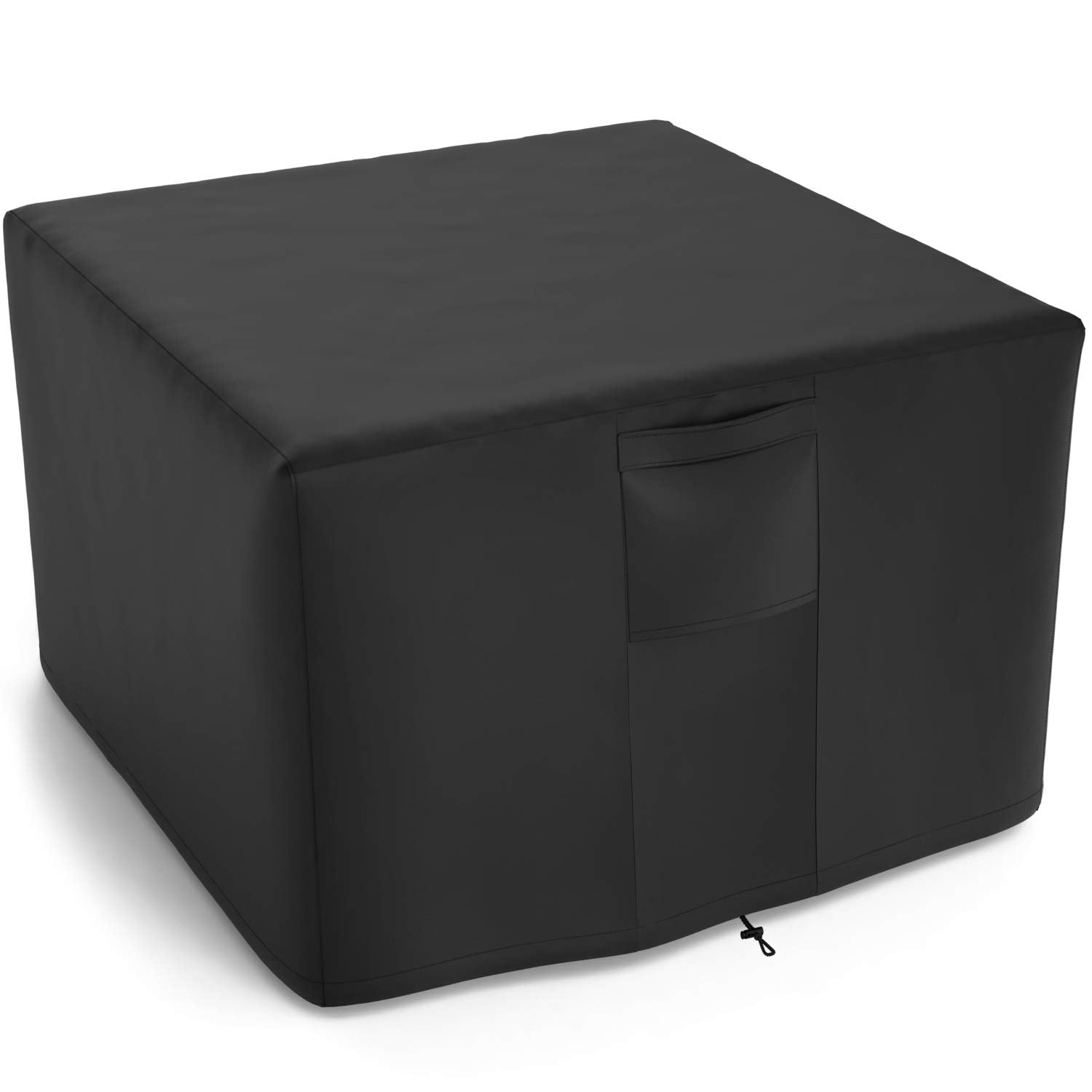 NUPICK 30 Inch Square Fire Pit Cover for Propane Fire Pit/Table, 100% Waterproof Cover Fits 28/30/32 Inch Fire Pit, All Weather Resistant