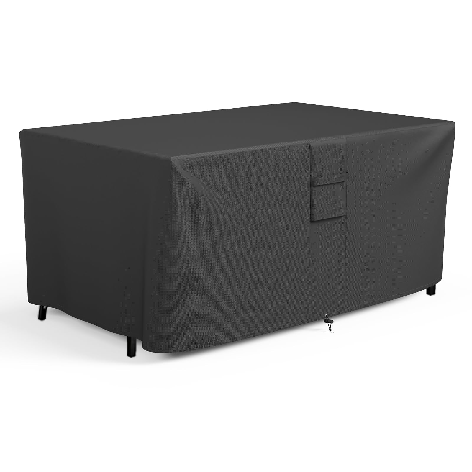 SHINESTAR Fire Pit Cover Square, Fits for 28-32 Inch Fire Pit Table, 600D Heavy Duty Fabric, Waterproof and Windproof, 32 x 32 x 24 Inches, Black