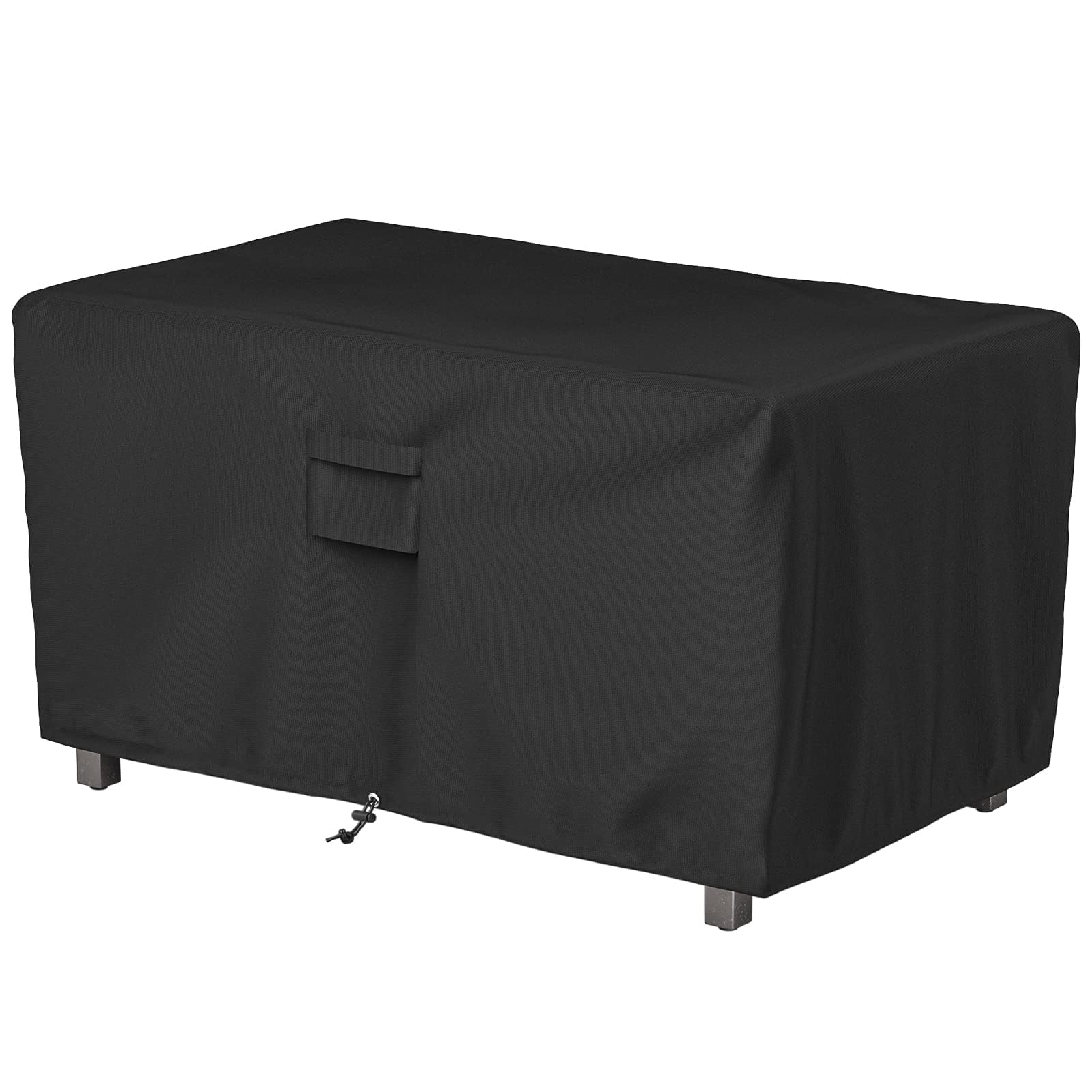 SHINESTAR Fire Pit Cover Square, Fits for 28-32 Inch Fire Pit Table, 600D Heavy Duty Fabric, Waterproof and Windproof, 32 x 32 x 24 Inches, Black