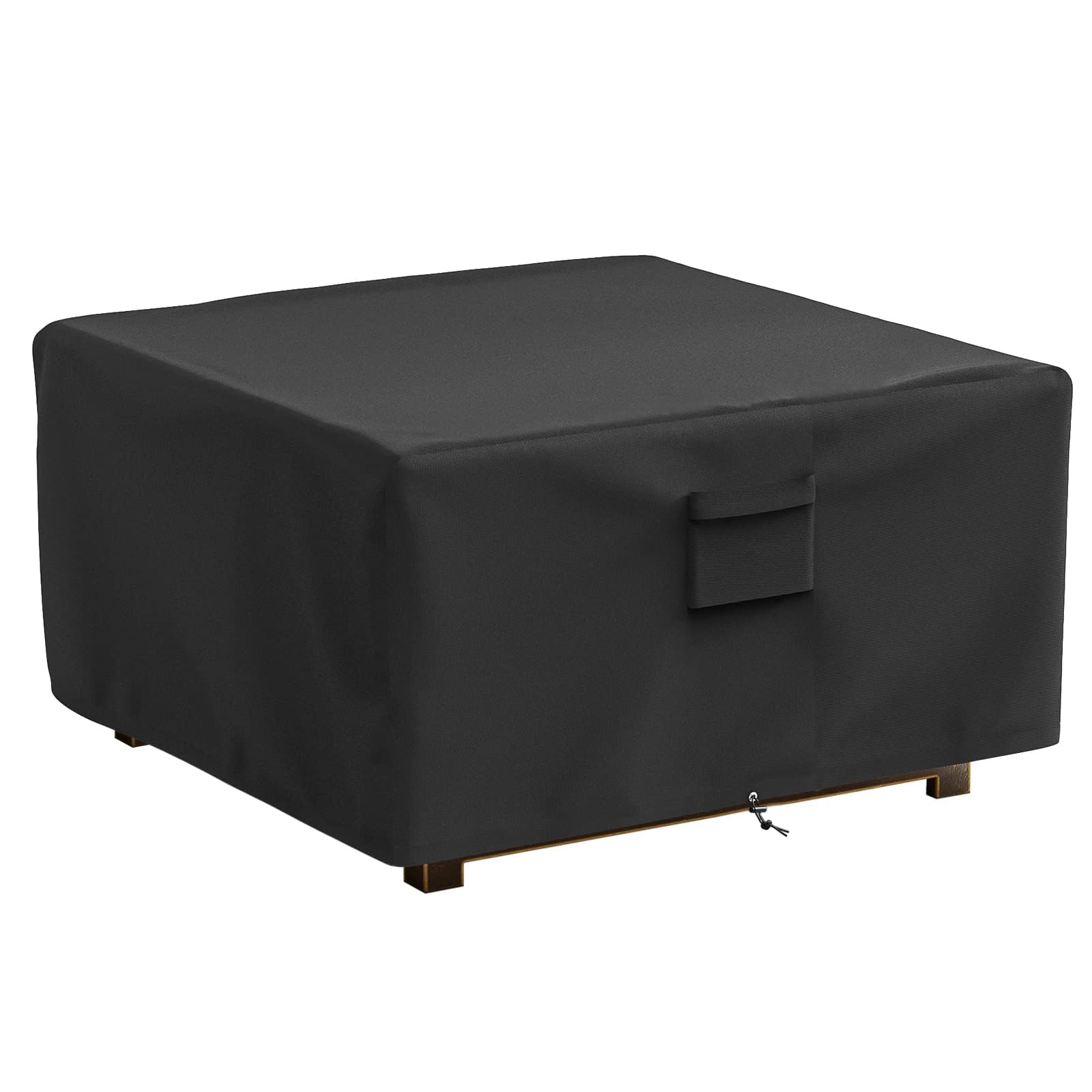 SHINESTAR Fire Pit Cover Square, Fits for 28-32 Inch Fire Pit Table, 600D Heavy Duty Fabric, Waterproof and Windproof, 32 x 32 x 24 Inches, Black