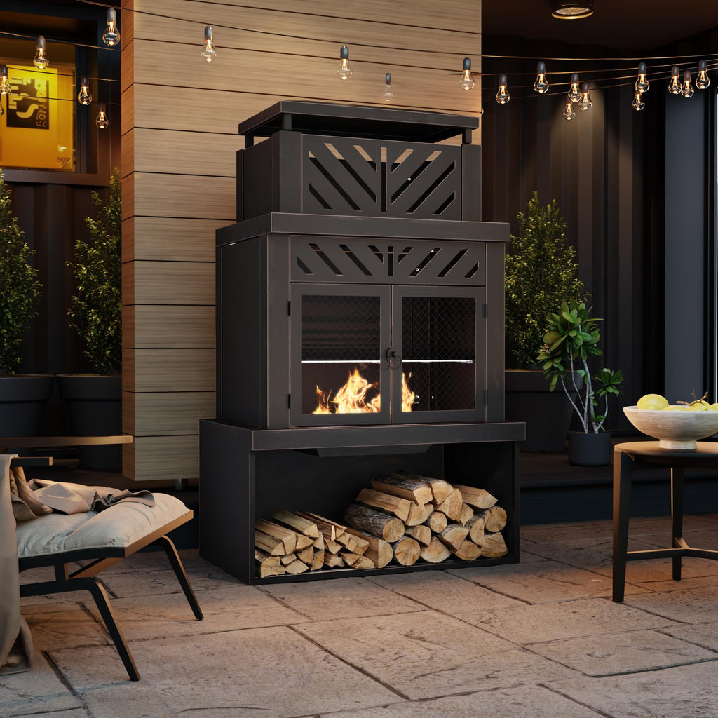 Outdoor Propane Fireplace