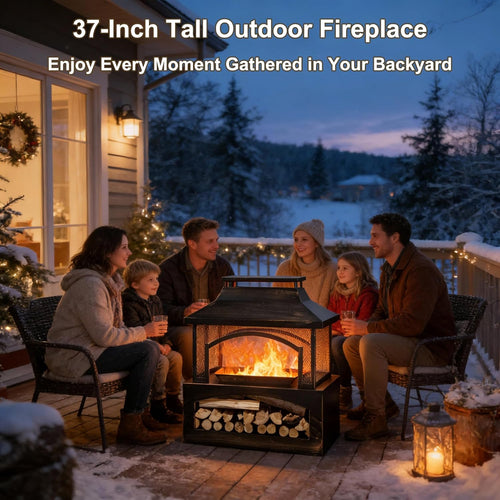 37 Inch Outdoor Fireplace