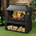 Outdoor Wood Burning Fireplace