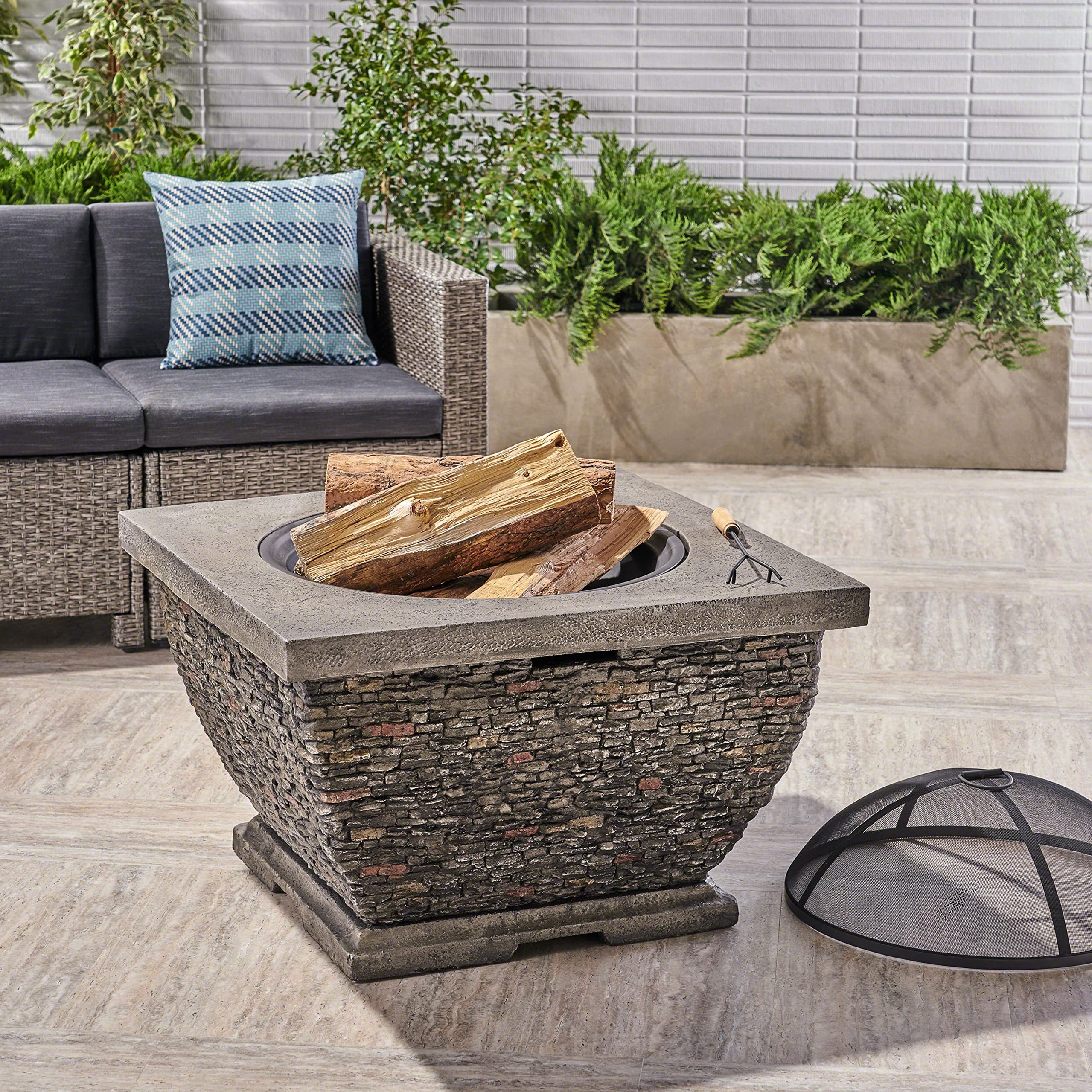 37 Inch Outdoor Fireplace